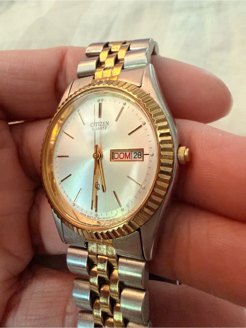 Citizen Presidential Two-Tone Silver & Gold Men's Dress Watch